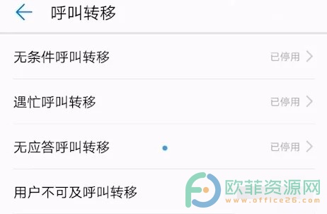 华为手机呼叫转移怎么设置