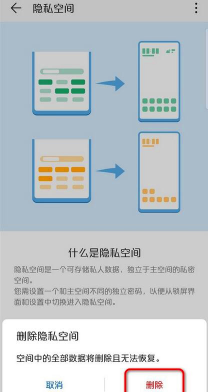 华为隐藏空间密码忘了怎么办(6)