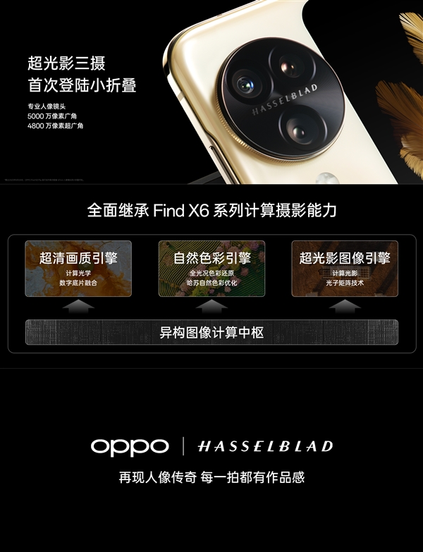 小折叠屏教科书！OPPO Find N3 Flip发布：6799元起