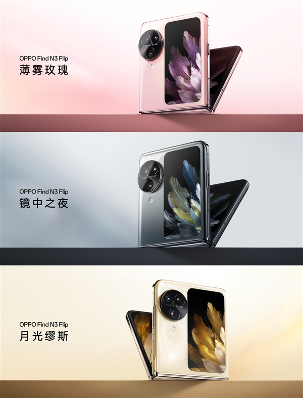 小折叠屏教科书！OPPO Find N3 Flip发布：6799元起