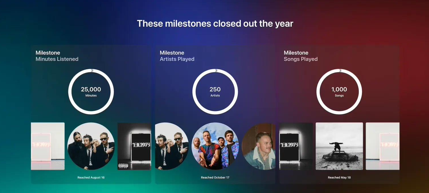 苹果 Apple Music 推出 2023 年度回顾，支持查看听歌数据
