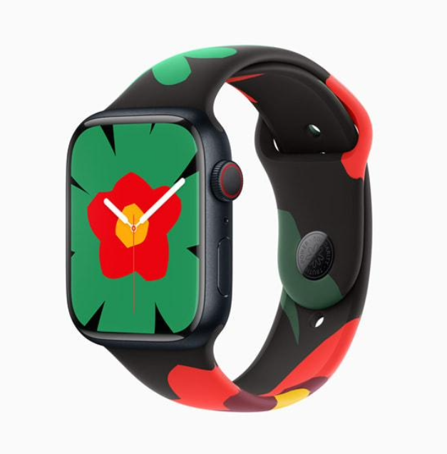 苹果发布全新主题“团结之花”：包括 Apple Watch 表带、表盘及 iOS 壁纸