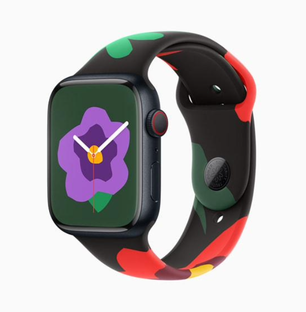 苹果发布全新主题“团结之花”：包括 Apple Watch 表带、表盘及 iOS 壁纸