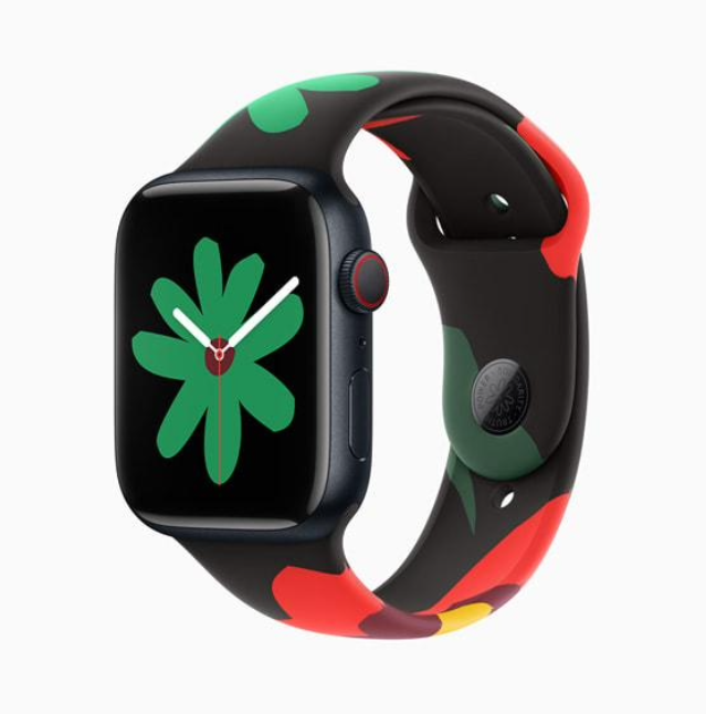 苹果发布全新主题“团结之花”：包括 Apple Watch 表带、表盘及 iOS 壁纸