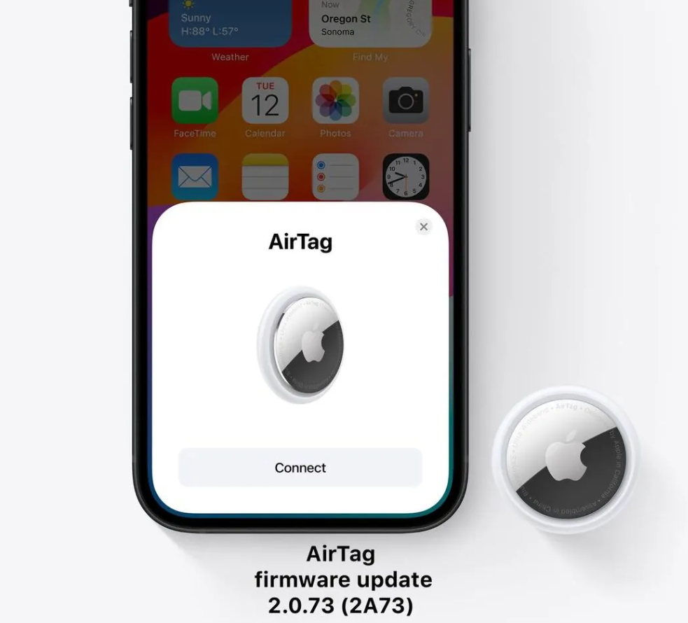 苹果为物品追踪器 AirTag 发布 2A73（2.0.73）固件更新