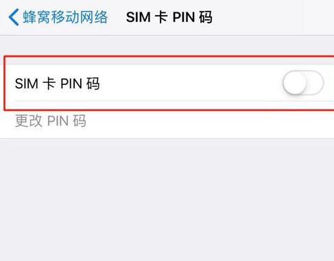 苹果手机如何设置sim卡密码(2)