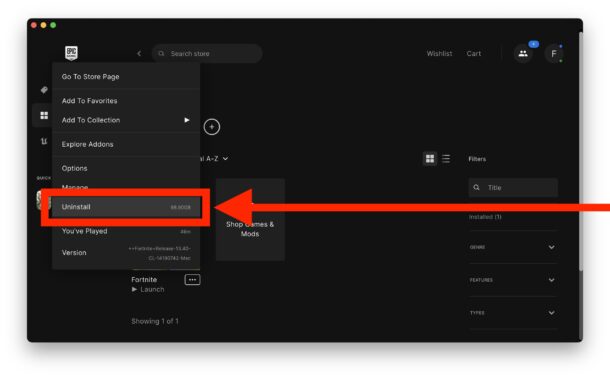 如何在Mac上正确卸载Fortnite以释放100GB存储空间