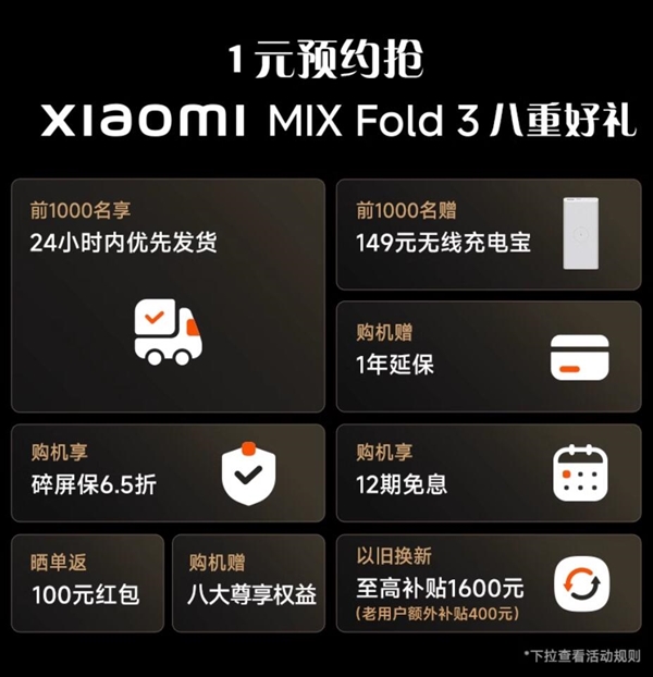 闭眼买！已有1000多位米粉下单小米MIX Fold 3