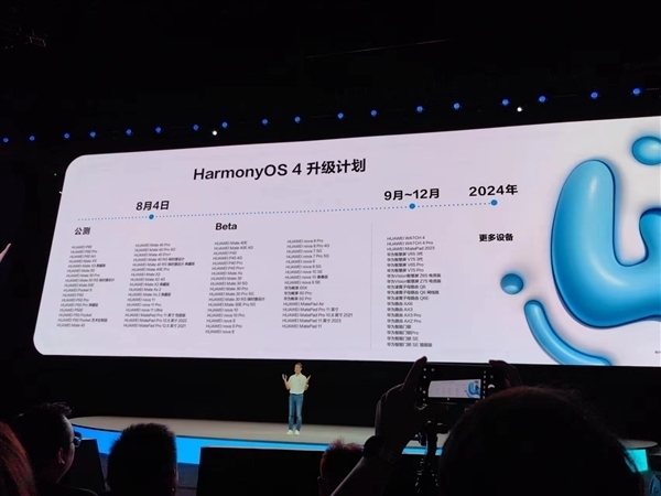 有你的吗？华为P60/Mate50系列等近百款机型推送HarmonyOS 4正式版