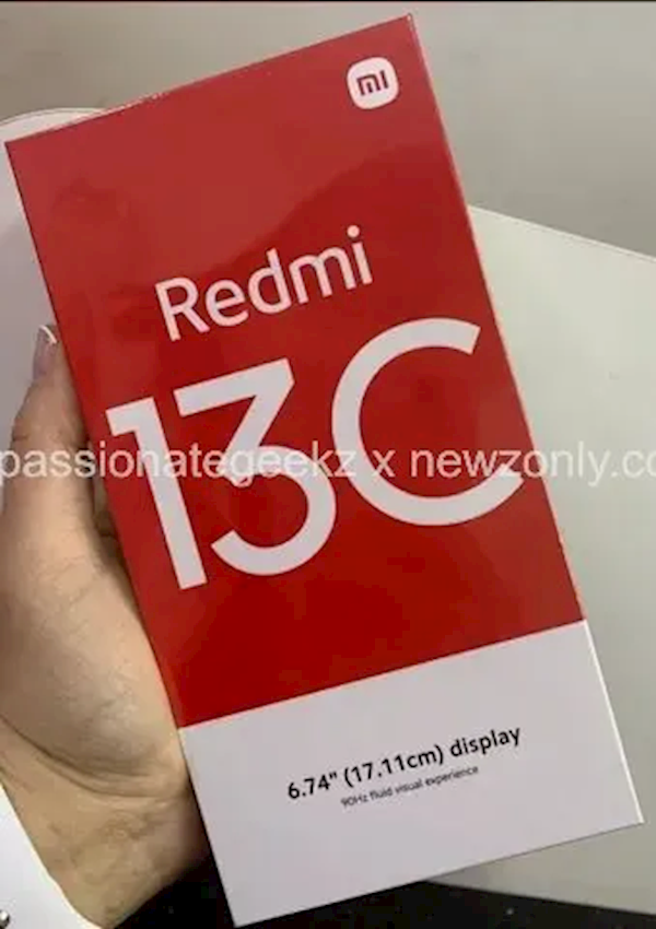 百元新机Redmi 13C真机照曝光：6.74英寸水滴屏、5000万像素AI三摄