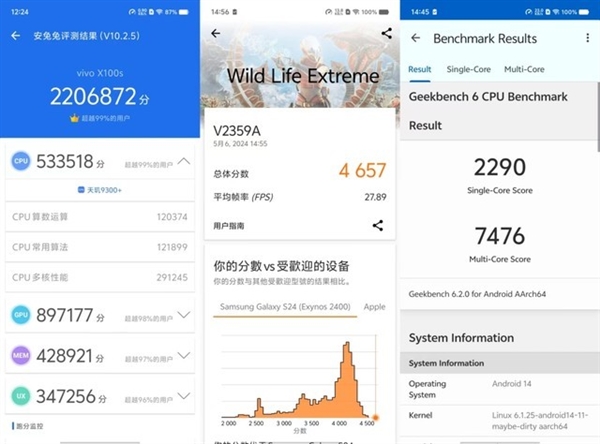 全球首发天玑9300+芯片！vivo X100s性能实测