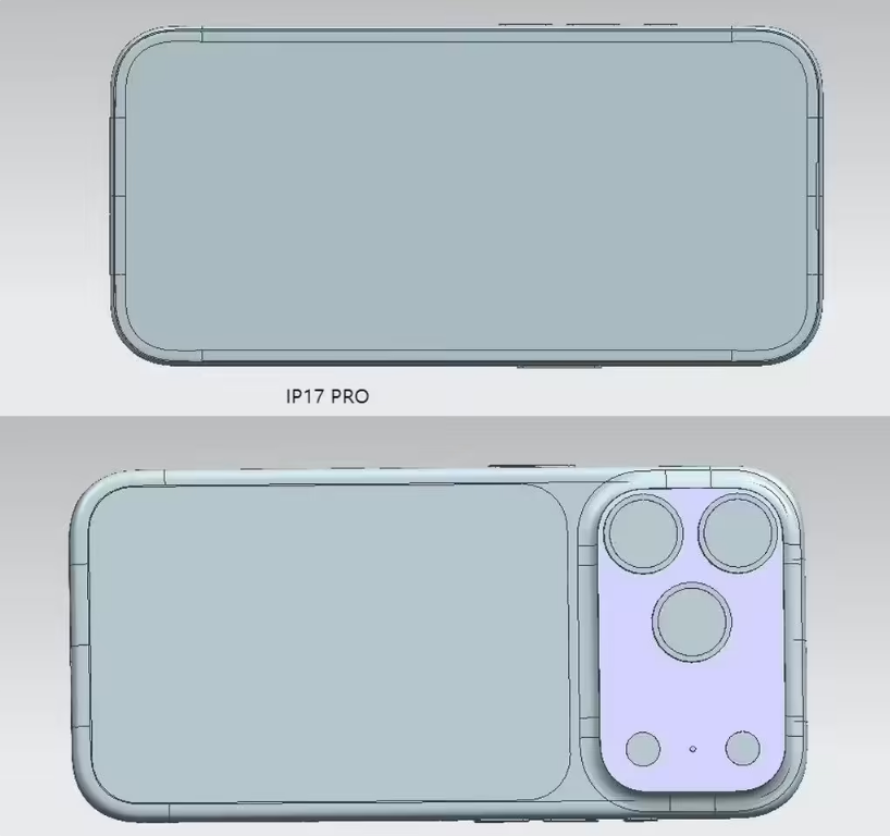 苹果 iPhone 17 系列全家福CAD 渲染图上线