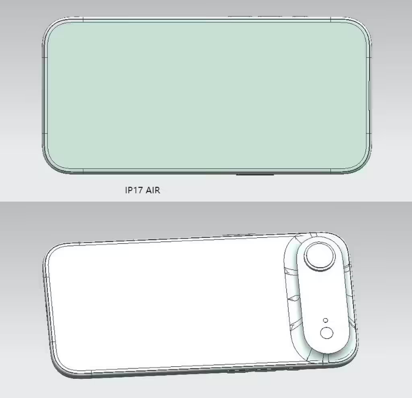 苹果 iPhone 17 系列全家福CAD 渲染图上线